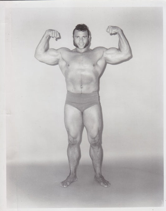 1970s Portland Wrestling Jimmy Snuka Vintage Promo Photo