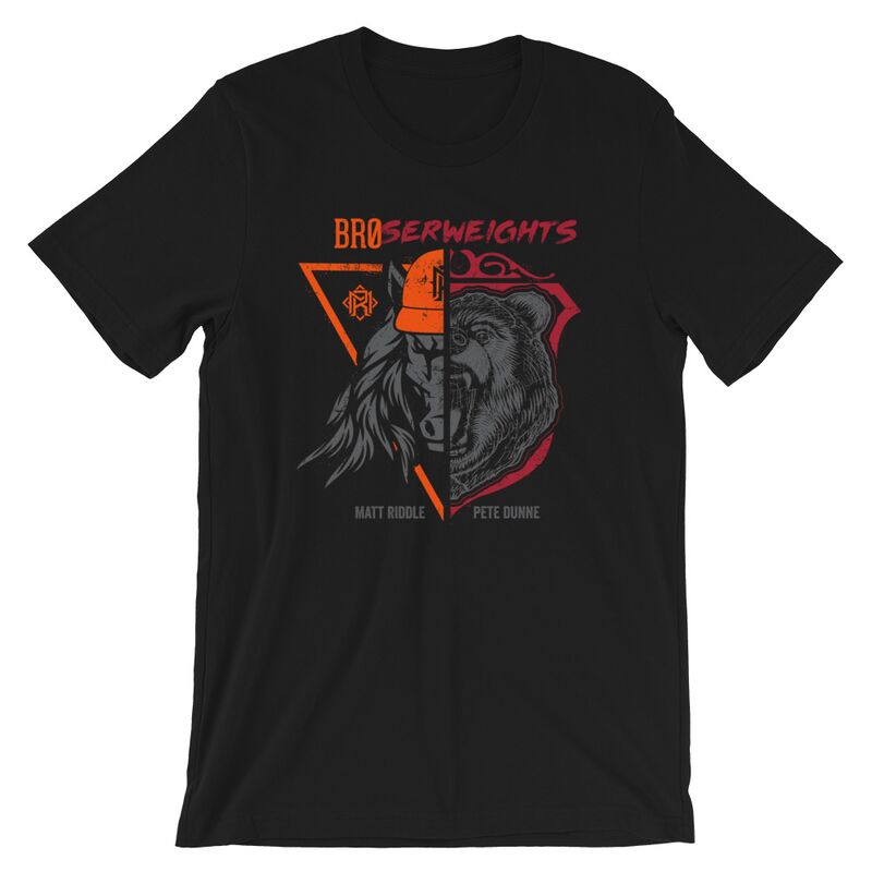 Pete Dunne & Matt Riddle Broserweights T-Shirt Pwcatalog