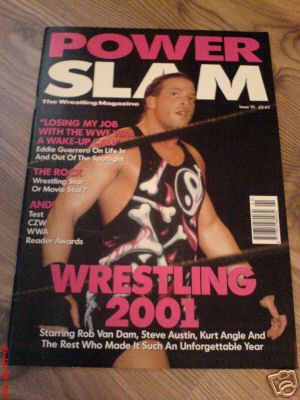 Power Slam Volume 091 February 2002 Magazine PWcatalog