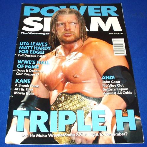 Power Slam Volume 129 April 2005 Magazine PWcatalog