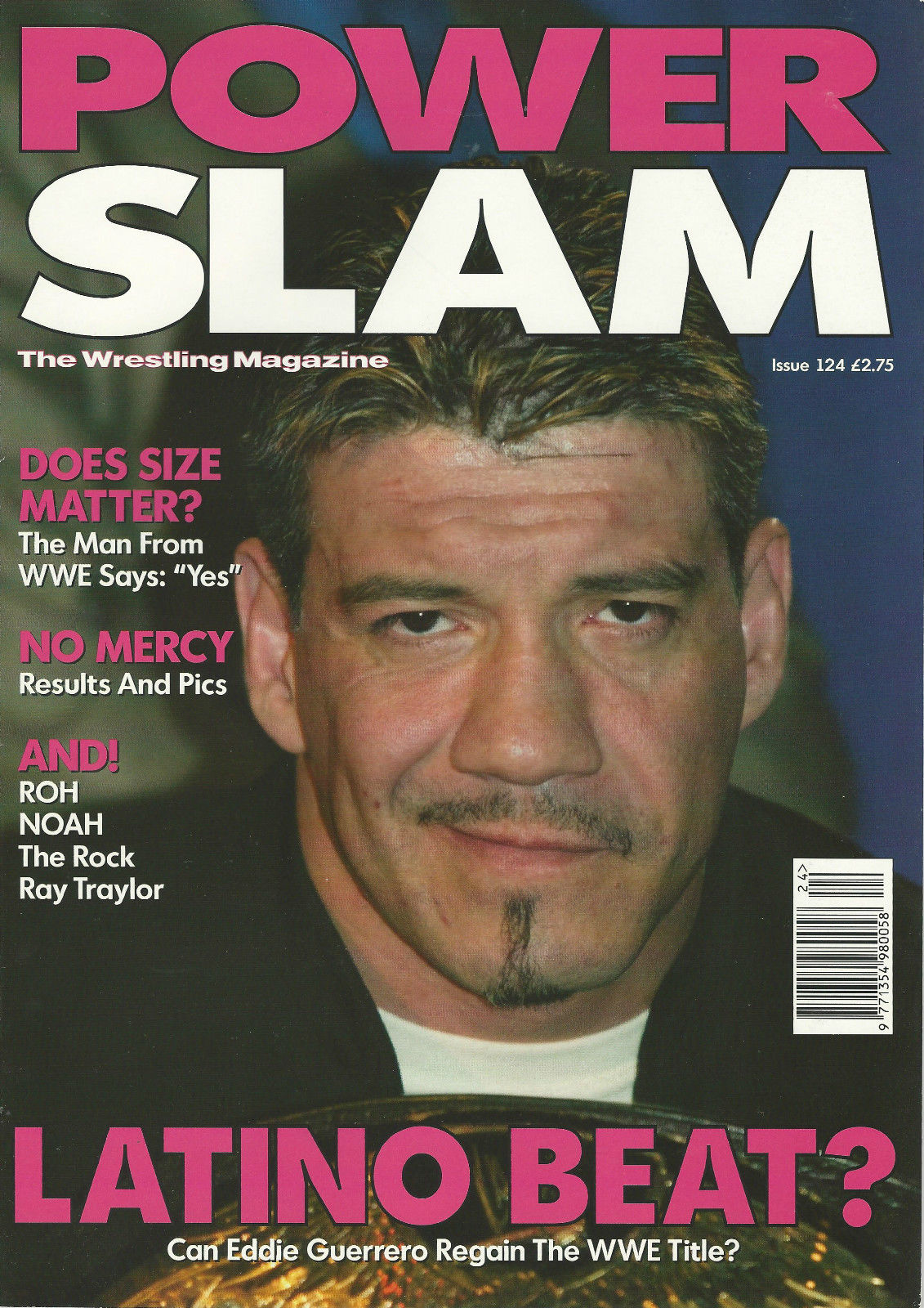 Power Slam Volume 124 November 2004 Magazine PWcatalog