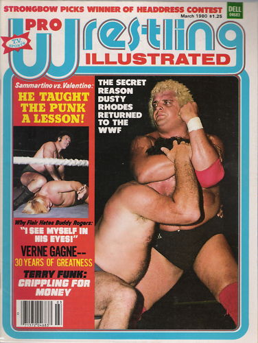 Pro Wrestling Illustrated March 1980 Magazine PWcatalog