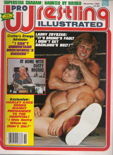 Pro Wrestling Illustrated November 1980 Magazine PWcatalog