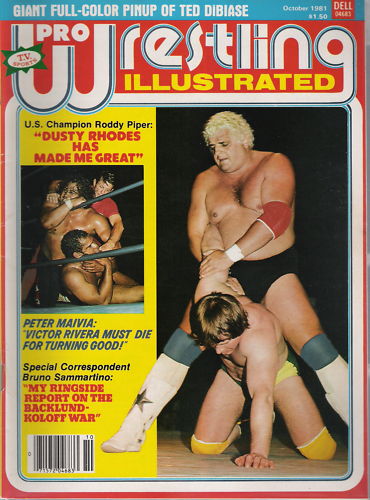 Pro Wrestling Illustrated October 1981 Magazine PWcatalog