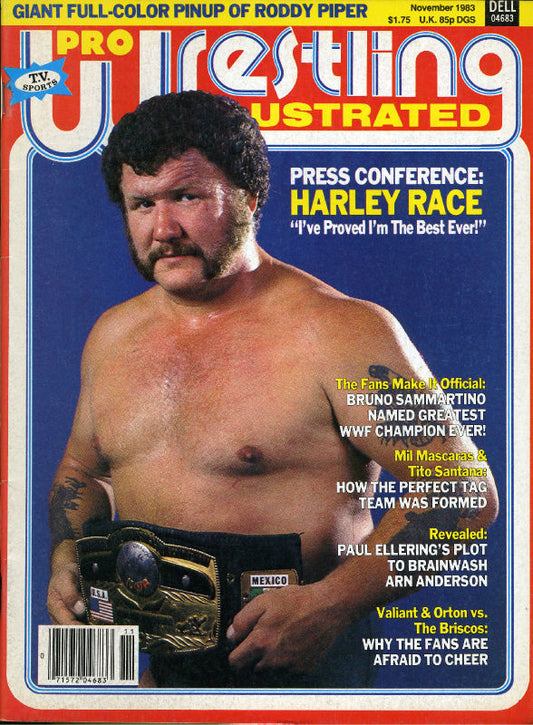 Pro Wrestling Illustrated November 1983 Magazine PWcatalog