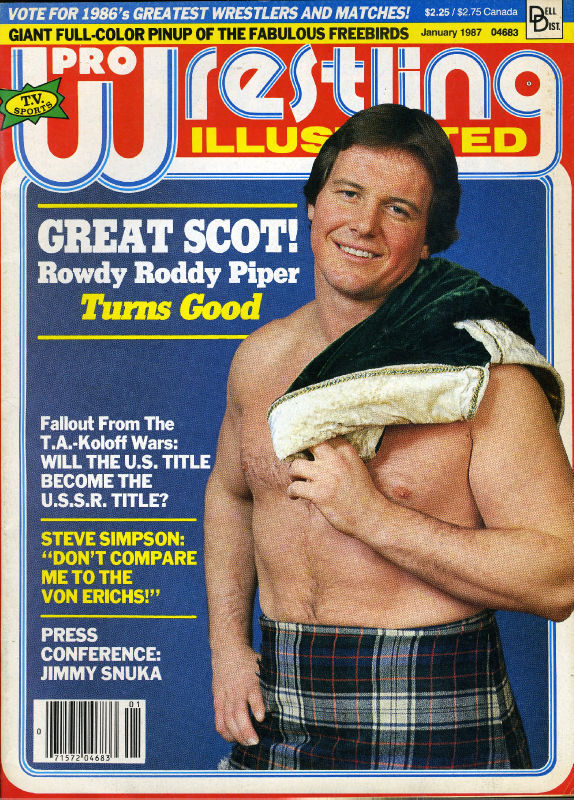 Pro Wrestling Illustrated January 1987 Magazine PWcatalog
