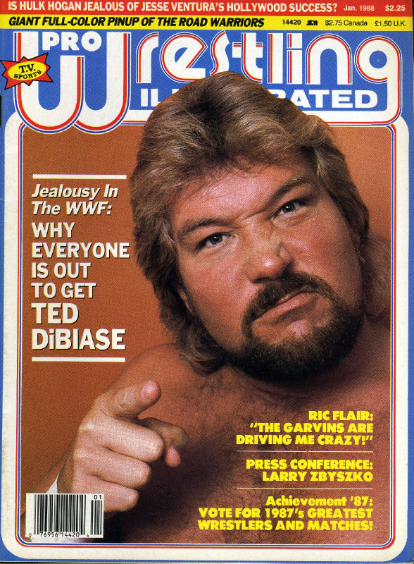 Pro Wrestling Illustrated January 1988 Magazine PWcatalog