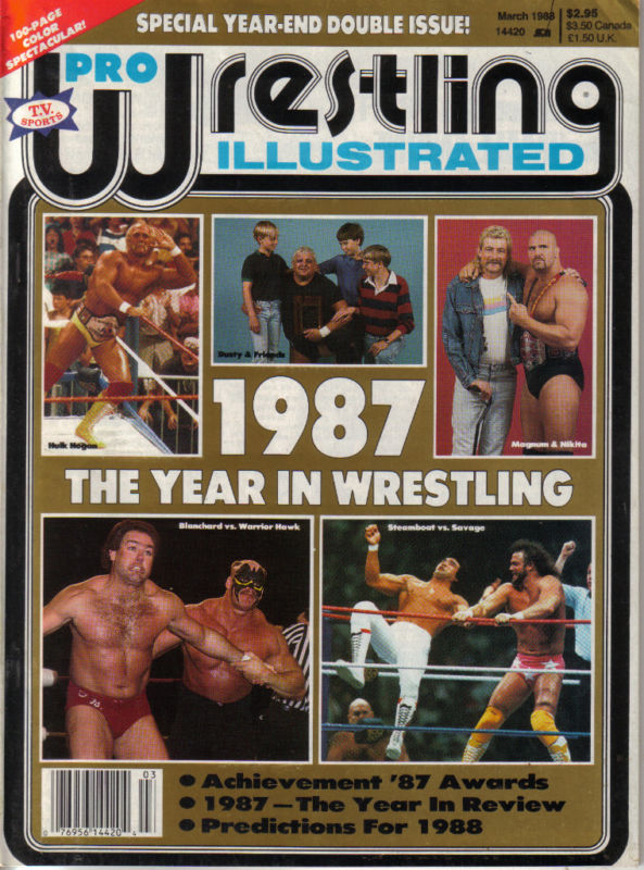 Pro Wrestling Illustrated March 1988 Magazine PWcatalog