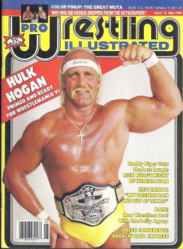 Pro Wrestling Illustrated May 1990 Magazine PWcatalog