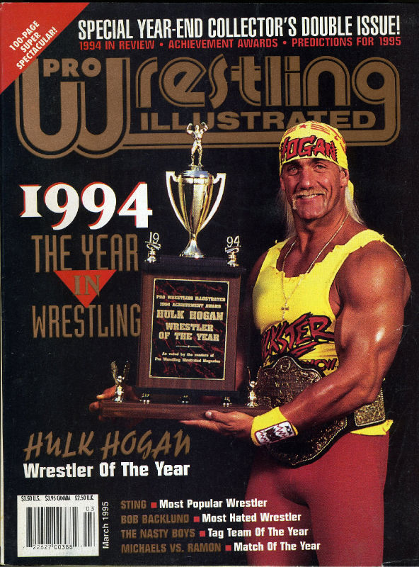Pro Wrestling Illustrated March 1995 Magazine PWcatalog