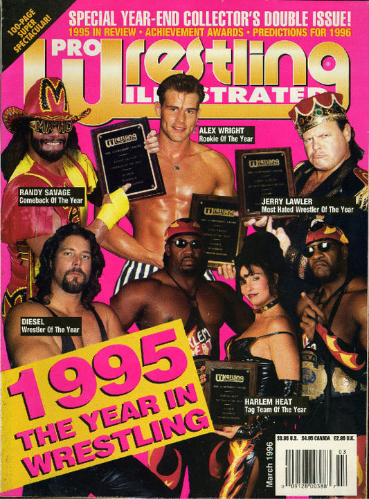 Pro Wrestling Illustrated March 1996 Magazine PWcatalog