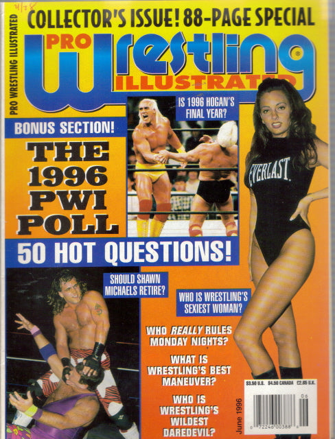 Pro Wrestling Illustrated June 1996 Magazine PWcatalog