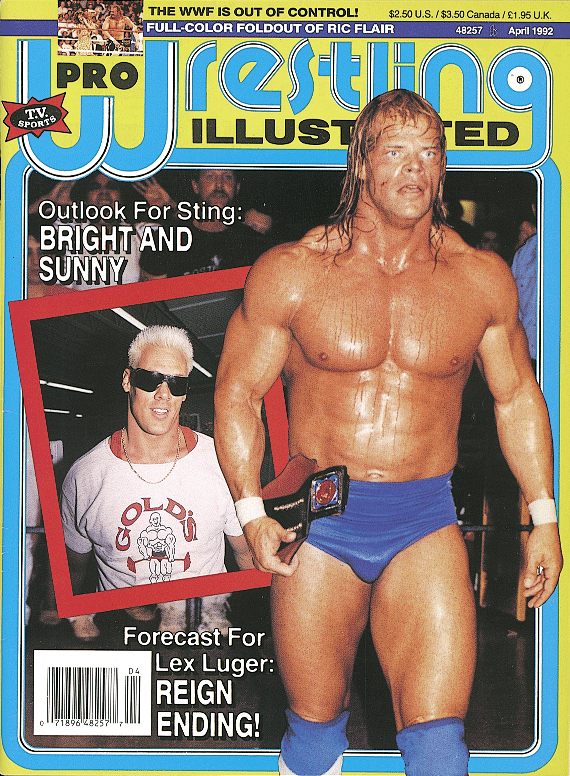 Pro Wrestling Illustrated April 1992 Magazine PWcatalog