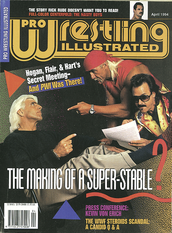 Pro Wrestling Illustrated April 1994 Magazine PWcatalog