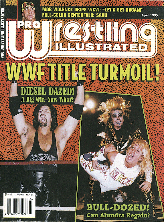 Pro Wrestling Illustrated April 1995 Magazine PWcatalog