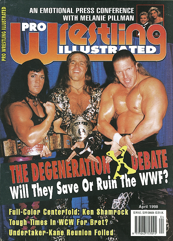 Pro Wrestling Illustrated April 1998 Magazine PWcatalog