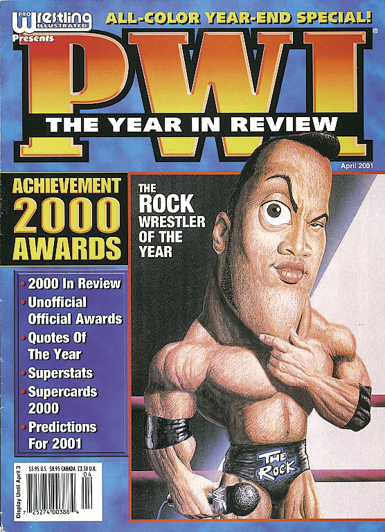 Pro Wrestling Illustrated April 2001 Magazine PWcatalog