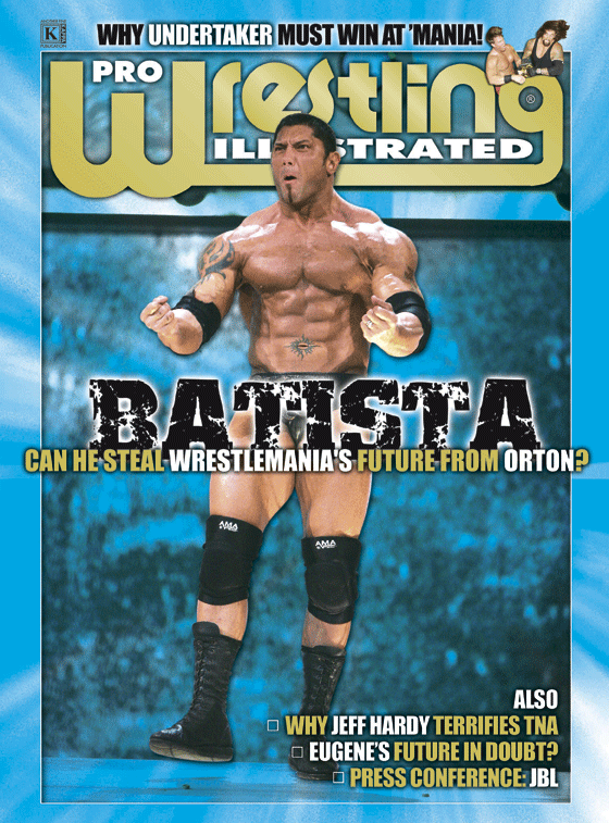 Pro Wrestling Illustrated April 2005 Magazine PWcatalog