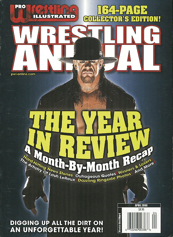 Pro Wrestling Illustrated April 2008 Magazine PWcatalog