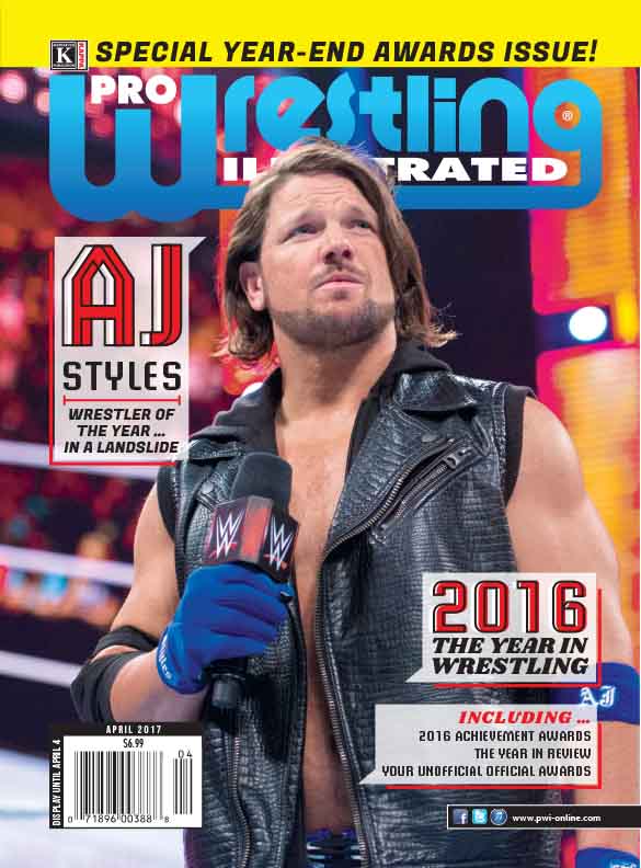 Pro Wrestling Illustrated April 2017 Magazine PWcatalog