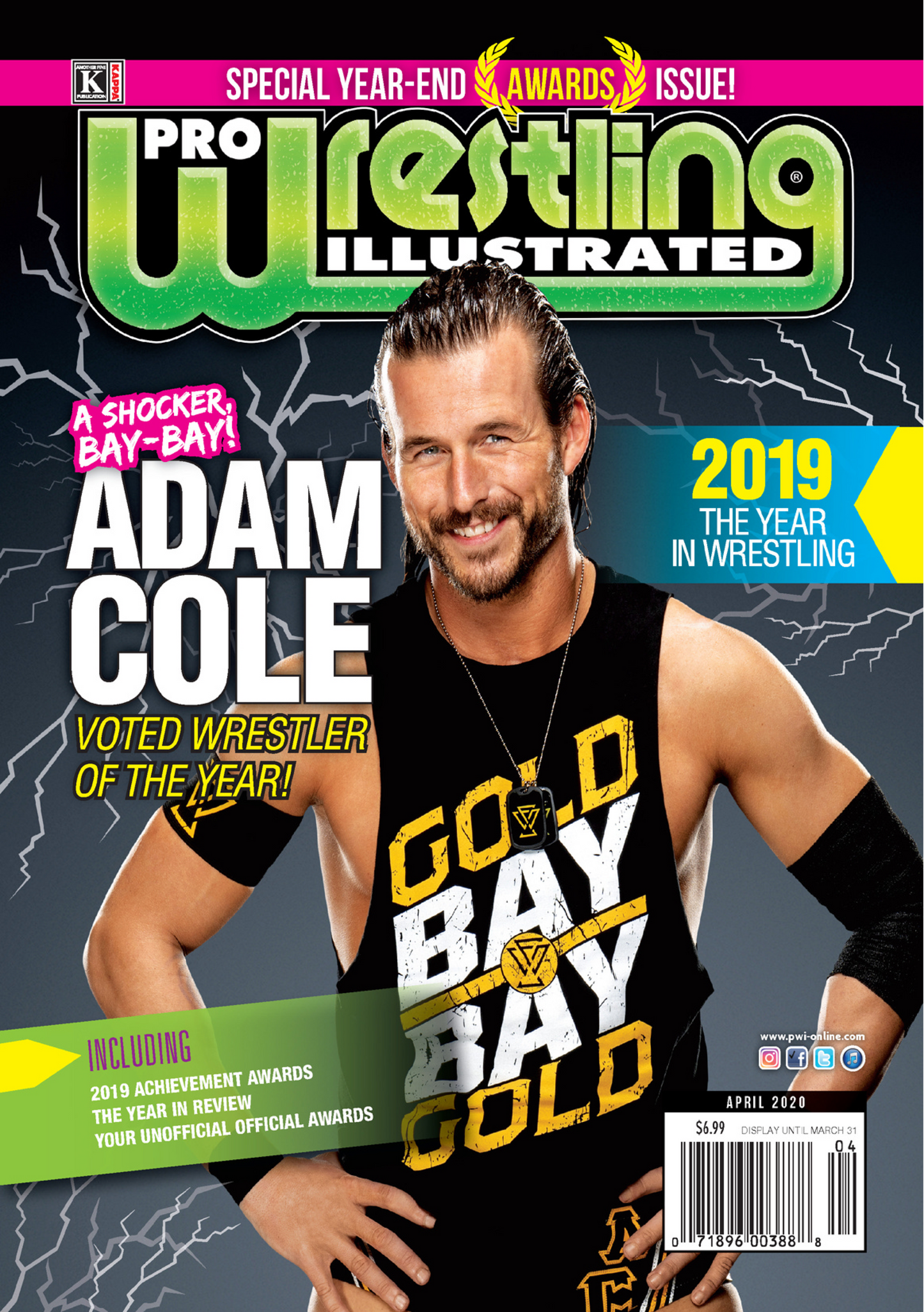 Pro Wrestling Illustrated April 2020 Magazine PWcatalog