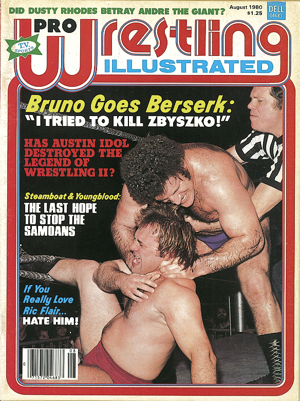Pro Wrestling Illustrated August 1980 Magazine PWcatalog