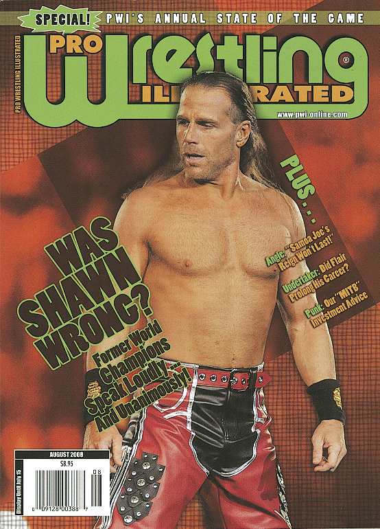 Pro Wrestling Illustrated August 2008 Magazine PWcatalog