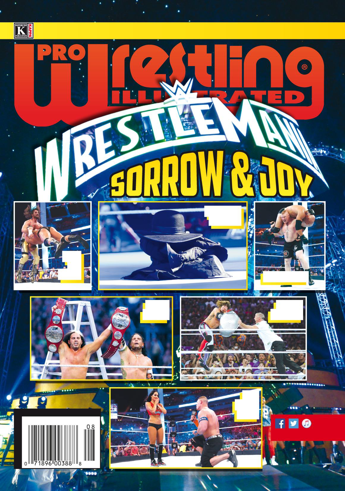 Pro Wrestling Illustrated August 2017 Magazine PWcatalog