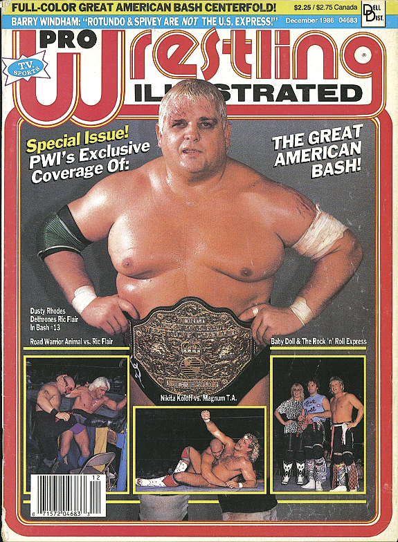 Pro Wrestling Illustrated December 1986 Magazine PWcatalog