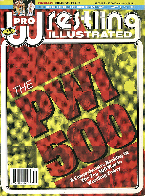 Pro Wrestling Illustrated December 1991 Magazine PWcatalog