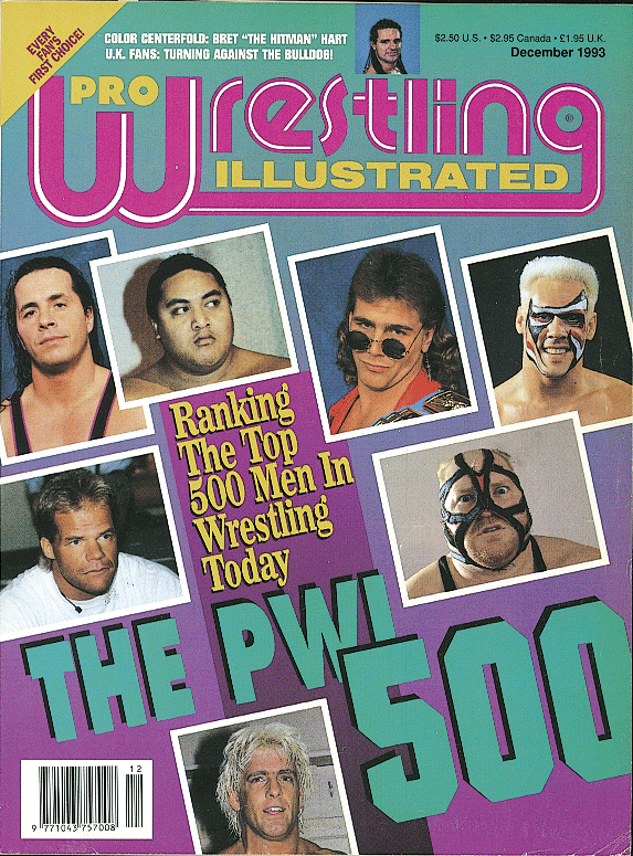 Pro Wrestling Illustrated December 1993 Magazine PWcatalog