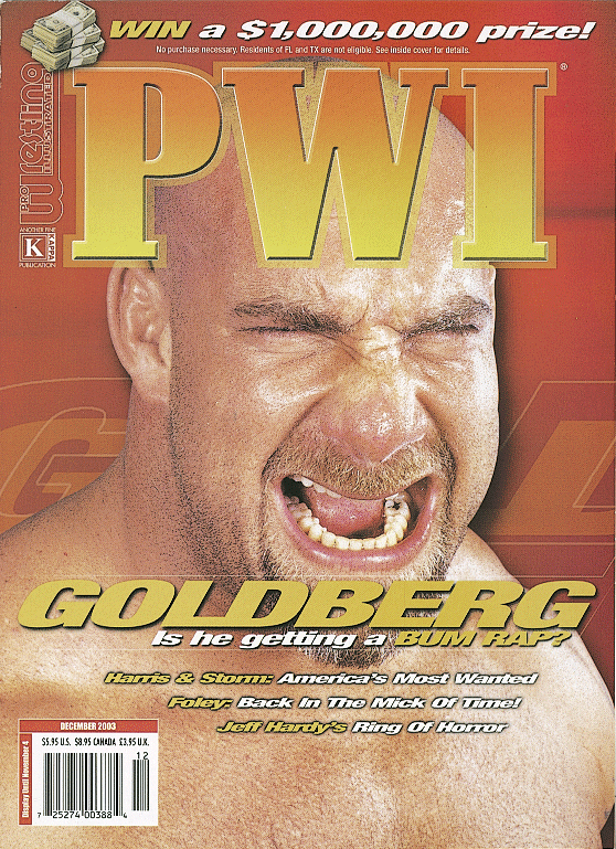 Pro Wrestling Illustrated December 2003 Magazine PWcatalog