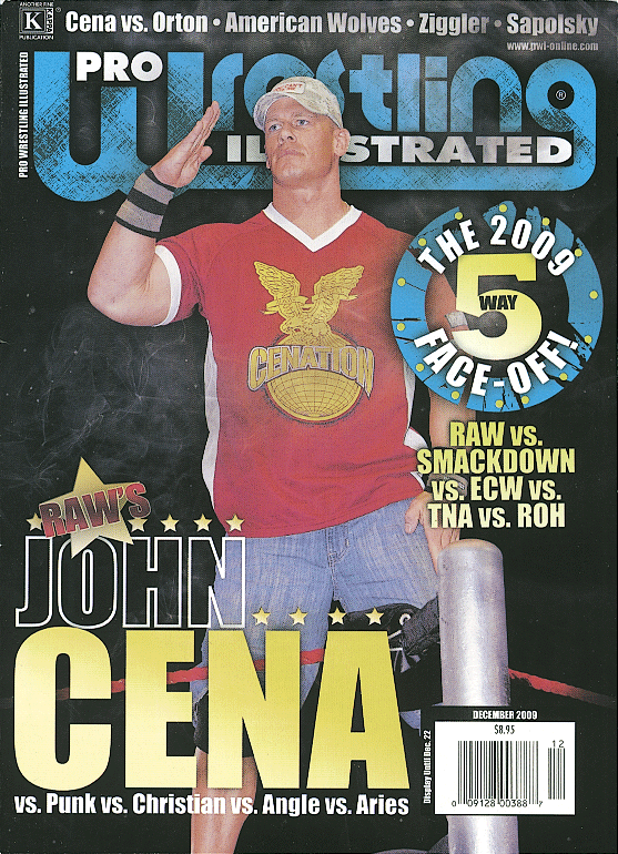 Pro Wrestling Illustrated December 2009 Magazine PWcatalog
