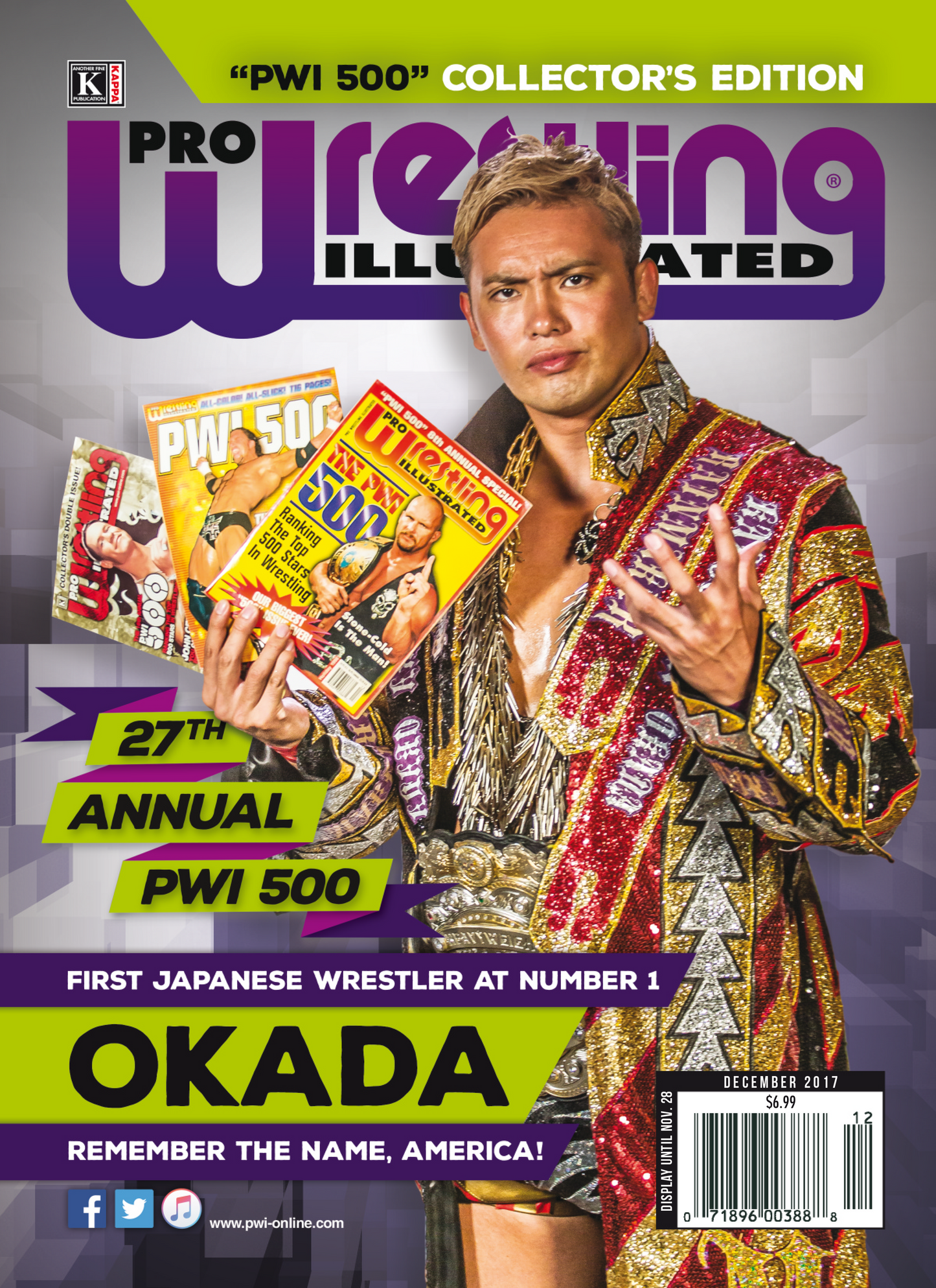 Pro Wrestling Illustrated December 2017 Magazine PWcatalog