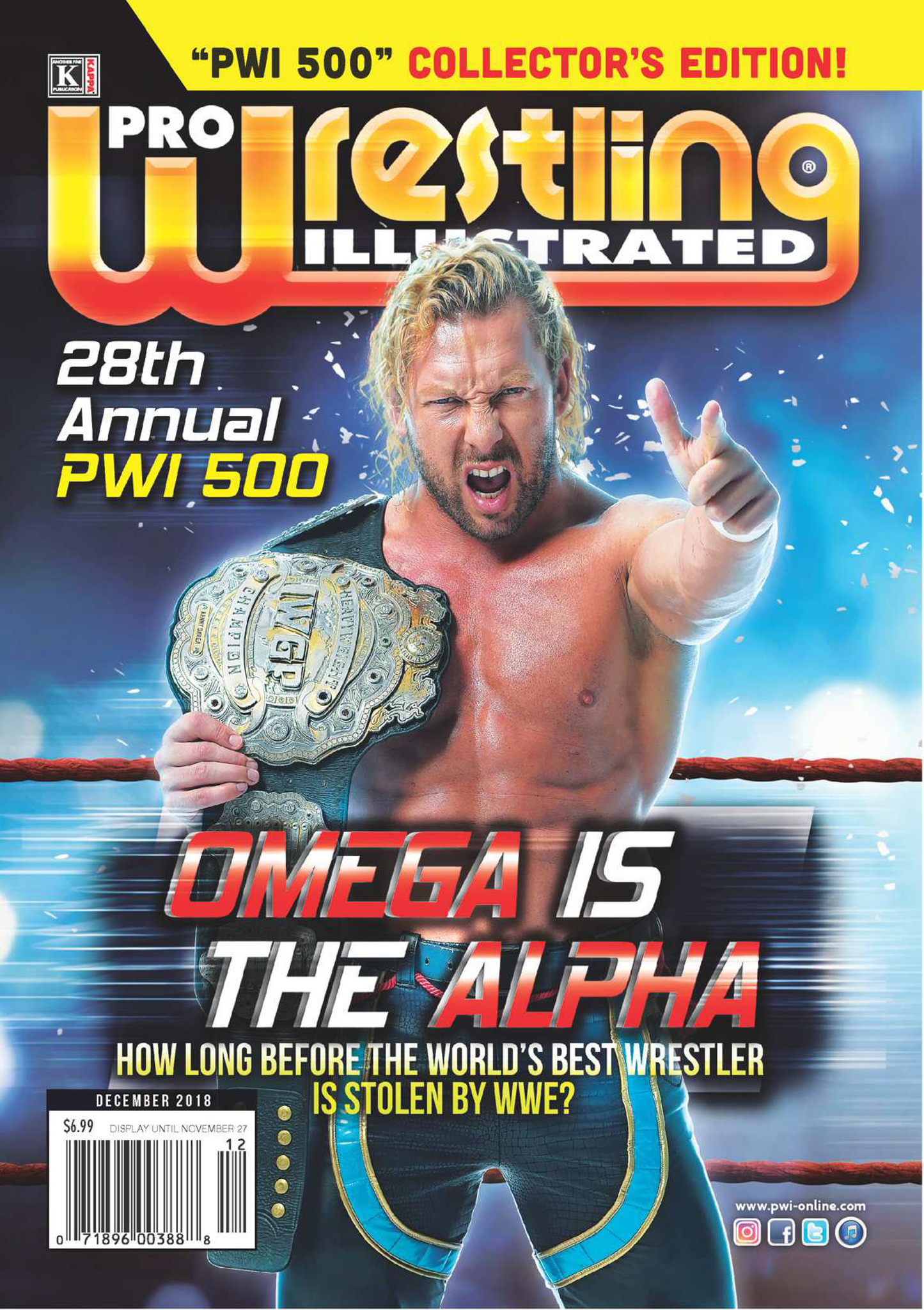Pro Wrestling Illustrated December 2018 Magazine PWcatalog