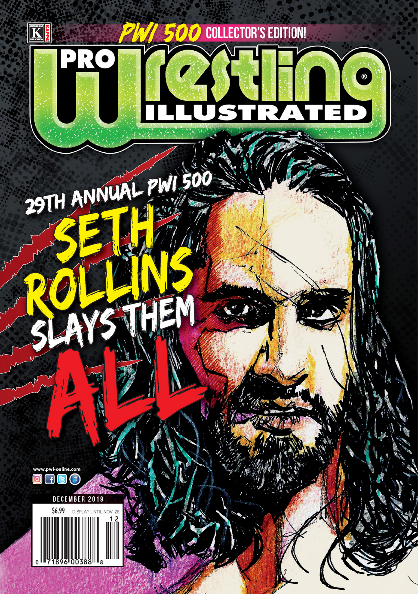 Pro Wrestling Illustrated December 2019 Magazine PWcatalog