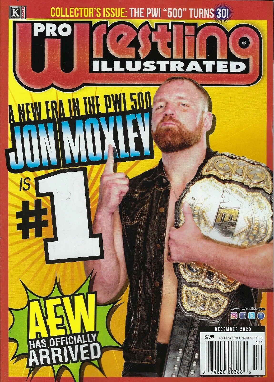 Pro Wrestling Illustrated December 2020 Magazine PWcatalog