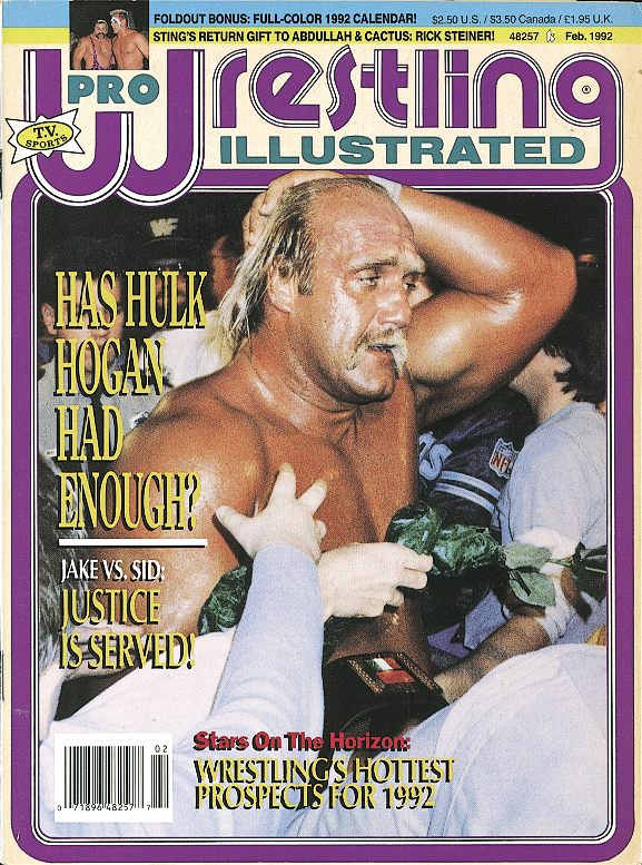 Pro Wrestling Illustrated February 1992 Magazine PWcatalog