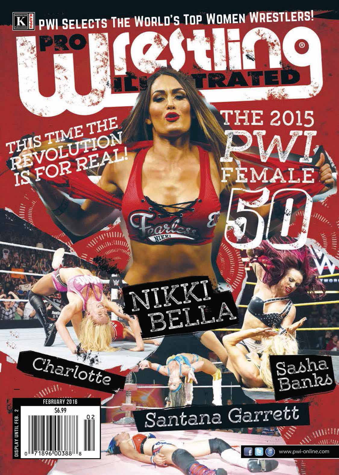 Pro Wrestling Illustrated February 2016 Magazine PWcatalog