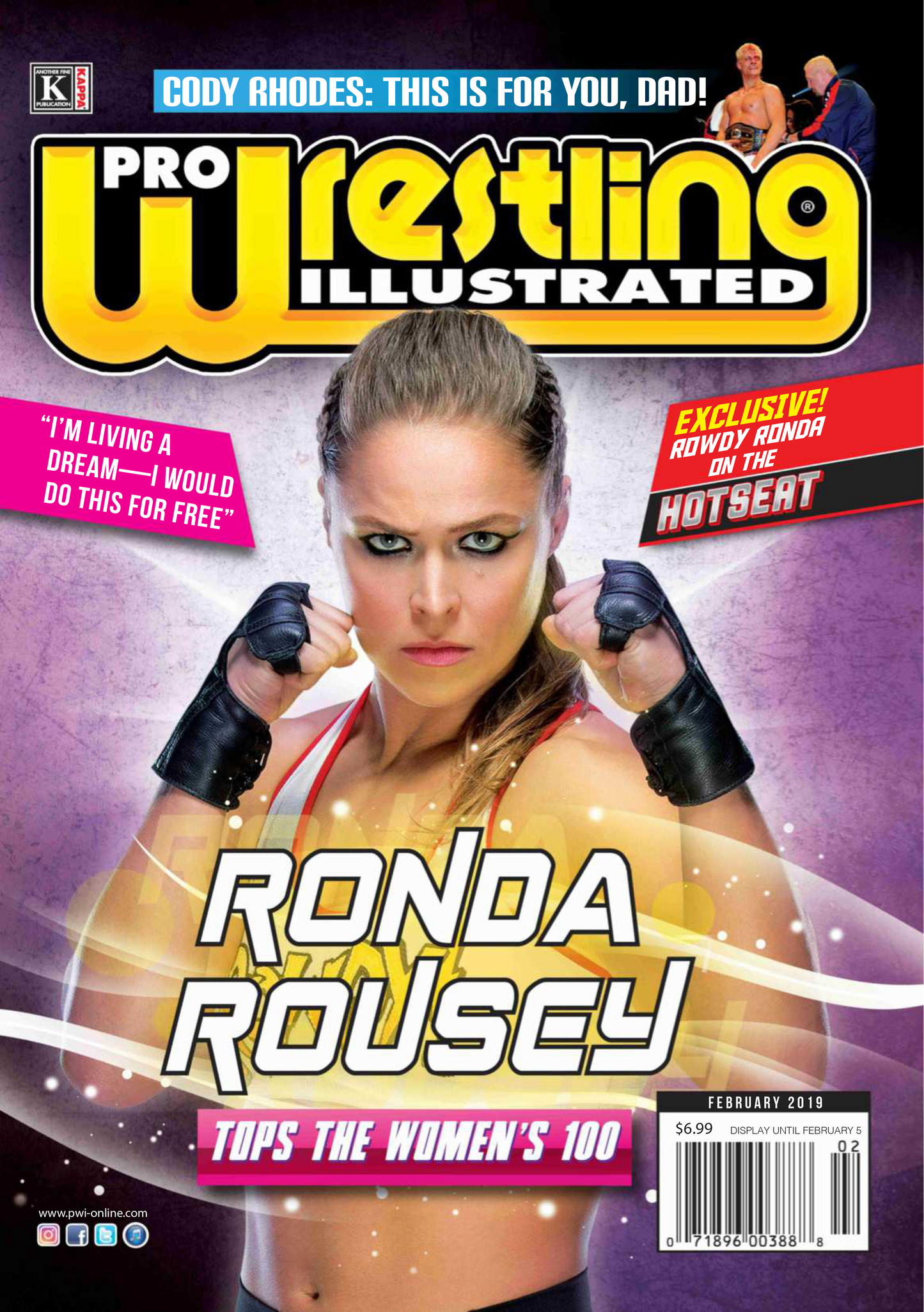 Pro Wrestling Illustrated February 2019 Magazine PWcatalog