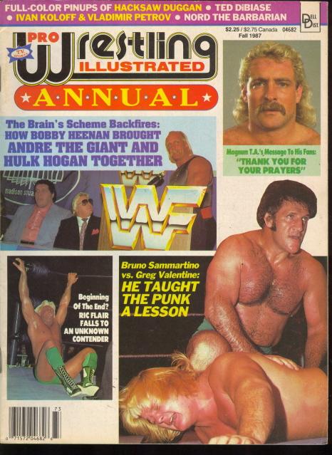 Pro Wrestling Illustrated Fall 1987 Magazine PWcatalog