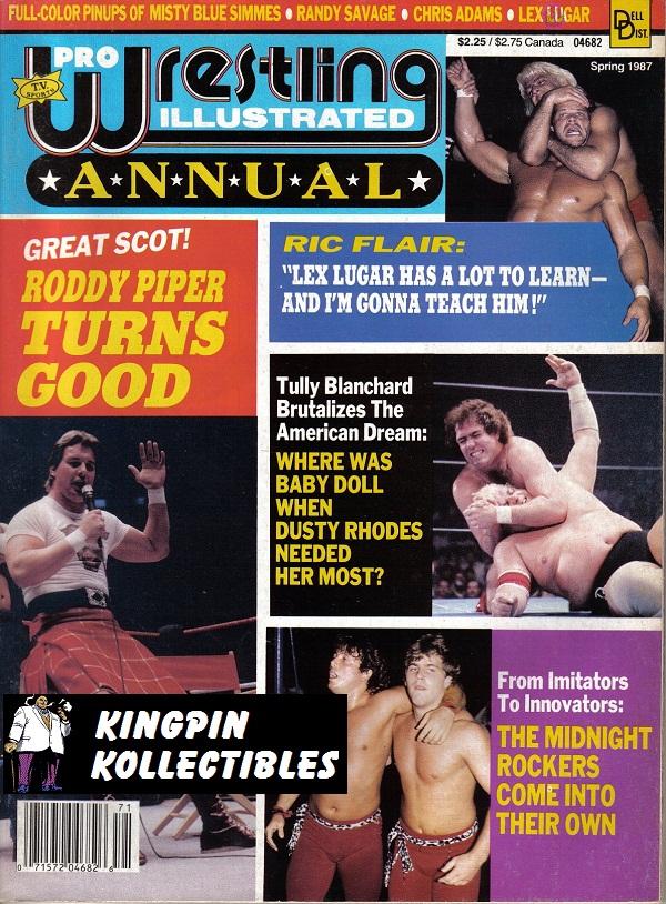 Pro Wrestling Illustrated Summer 1987 Magazine PWcatalog