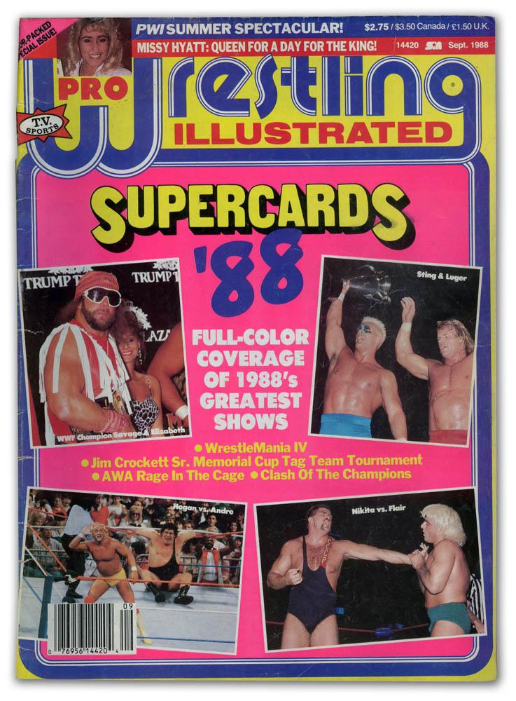 Pro Wrestling Illustrated September 1988 Magazine PWcatalog