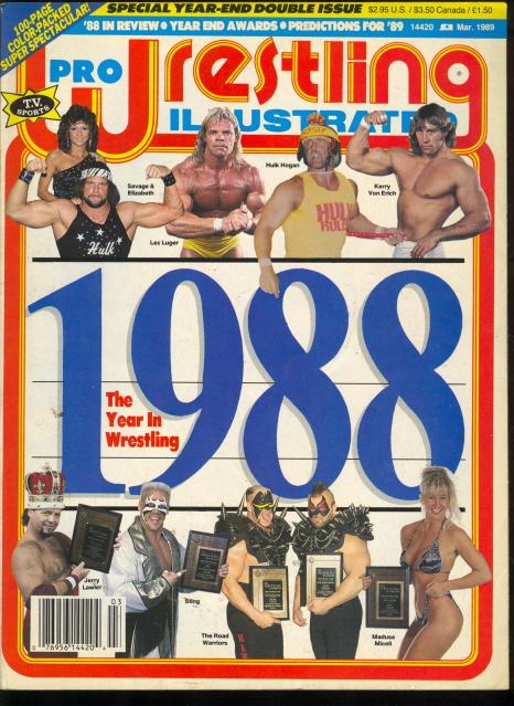 Pro Wrestling Illustrated March 1989 Magazine PWcatalog