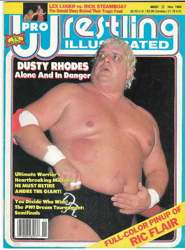 Pro Wrestling Illustrated November 1989 Magazine PWcatalog