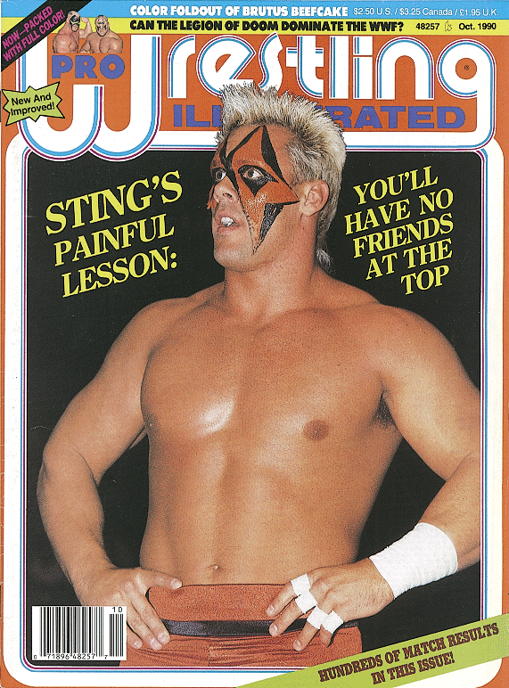 Pro Wrestling Illustrated October 1990 Magazine PWcatalog