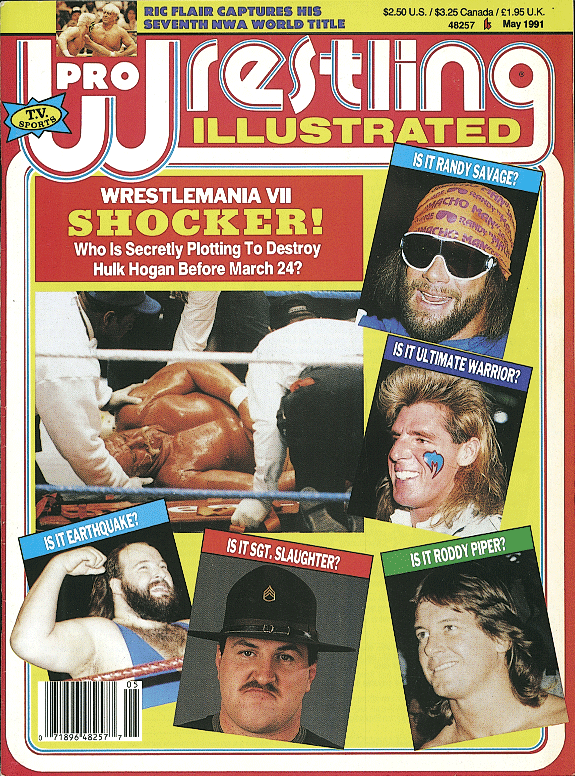 Pro Wrestling Illustrated May 1991 Magazine PWcatalog