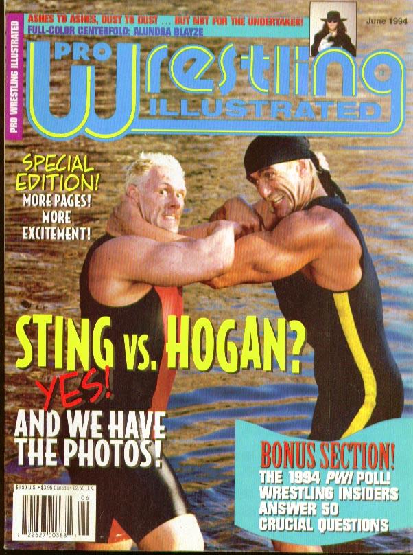 Pro Wrestling Illustrated June 1994 Magazine PWcatalog