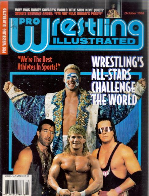 Pro Wrestling Illustrated October 1994 Magazine PWcatalog