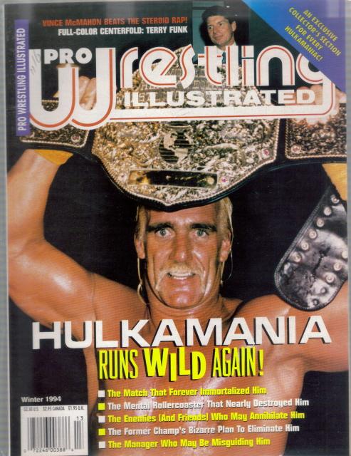 Pro Wrestling Illustrated 1994 winter Magazine PWcatalog